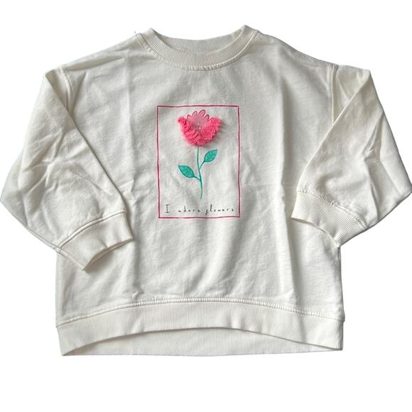Zara | Floral Sweatshirt - Picture 1 of 3